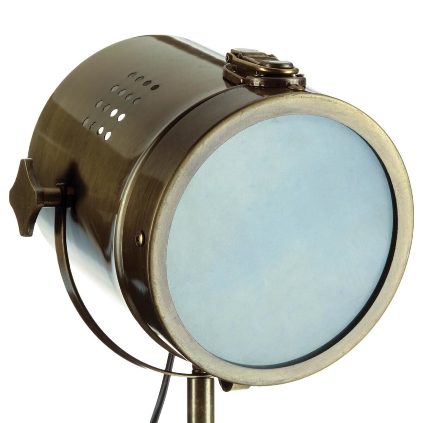 Atmosphera - Eπιτραπέζιο φωτιστικό EBOR 1xE14/25W/230V πεύκο/ορείχαλκος