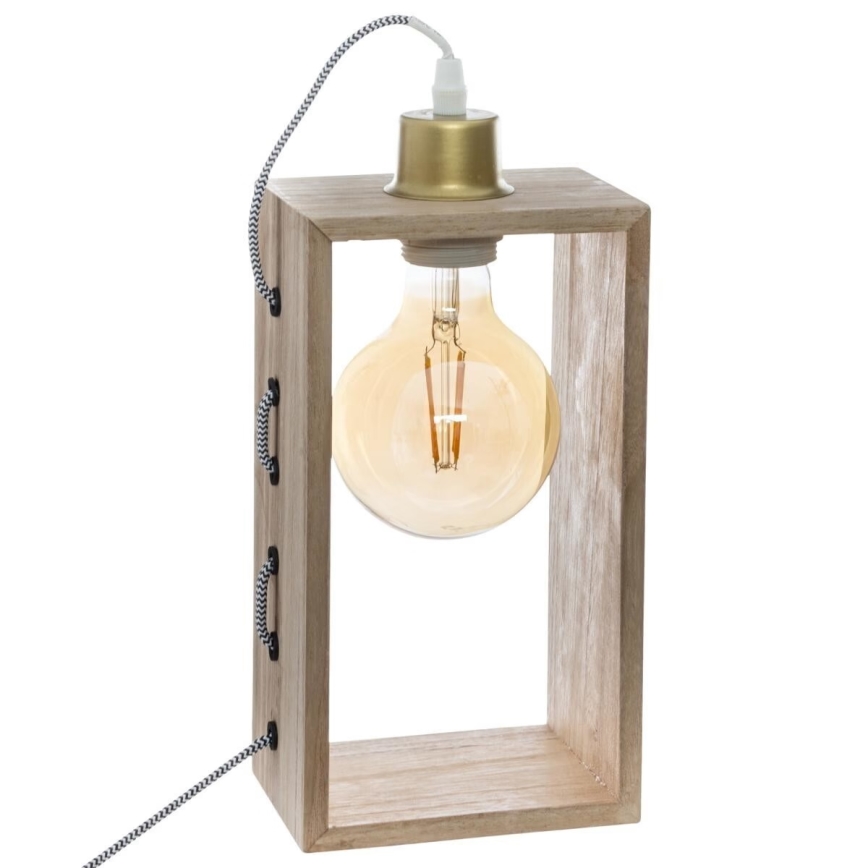 Atmosphera - Eπιτραπέζιο φωτιστικό IWATA 1xE27/25W/230V paulownia