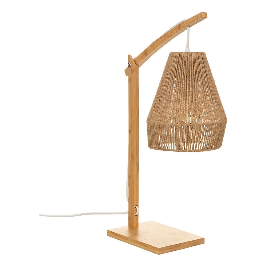Atmosphera - Eπιτραπέζιο φωτιστικό KARLA 1xE27/40W/230V μπαμπού