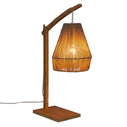 Atmosphera - Eπιτραπέζιο φωτιστικό KARLA 1xE27/40W/230V μπαμπού