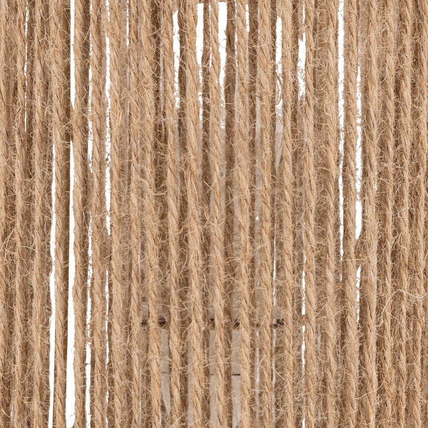 Atmosphera - Eπιτραπέζιο φωτιστικό KOBY 1xE14/40W/230V hemp/μαύρο