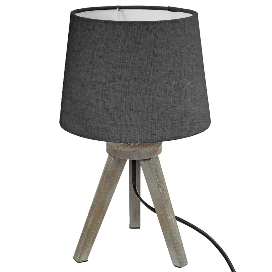 Atmosphera - Eπιτραπέζιο φωτιστικό MINI 1xE14/25W/230V πεύκο/γκρι