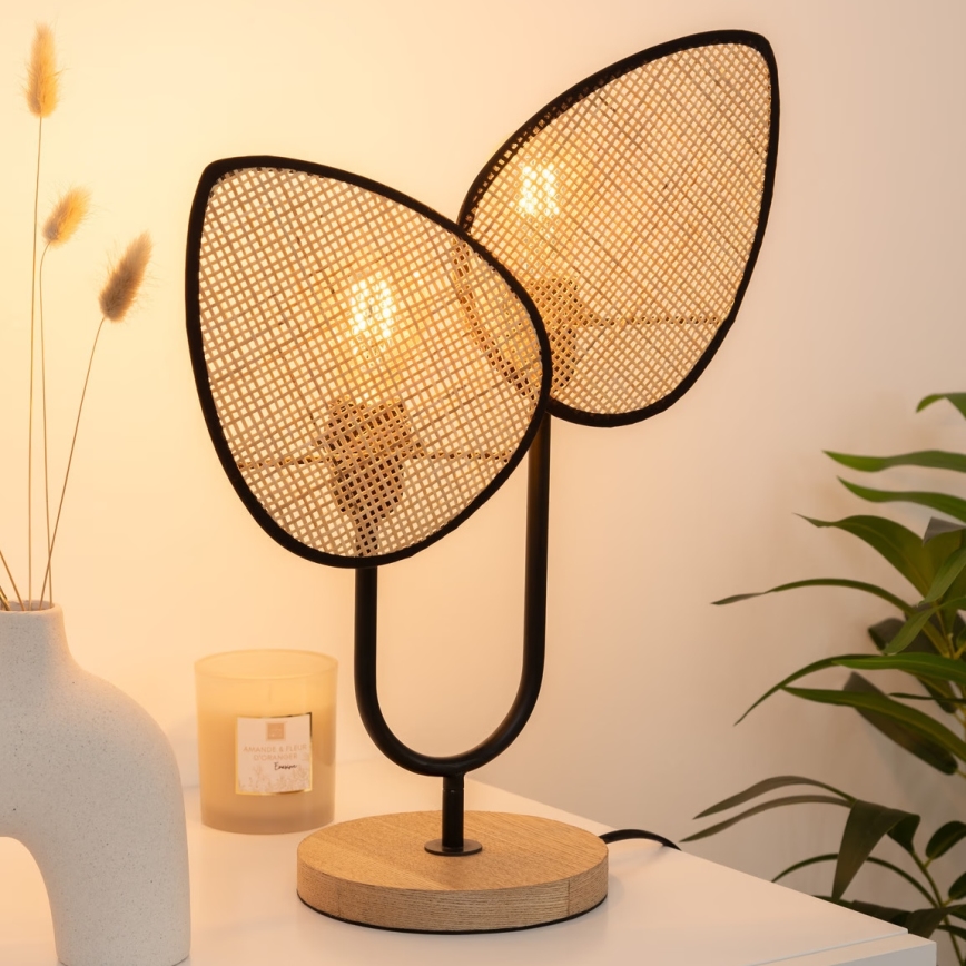 Atmosphera - Eπιτραπέζιο φωτιστικό OLME 1xE27/40W/230V rattan