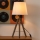 Atmosphera - Eπιτραπέζιο φωτιστικό RUNO 1xE27/25W/230V ξύλο/λευκό