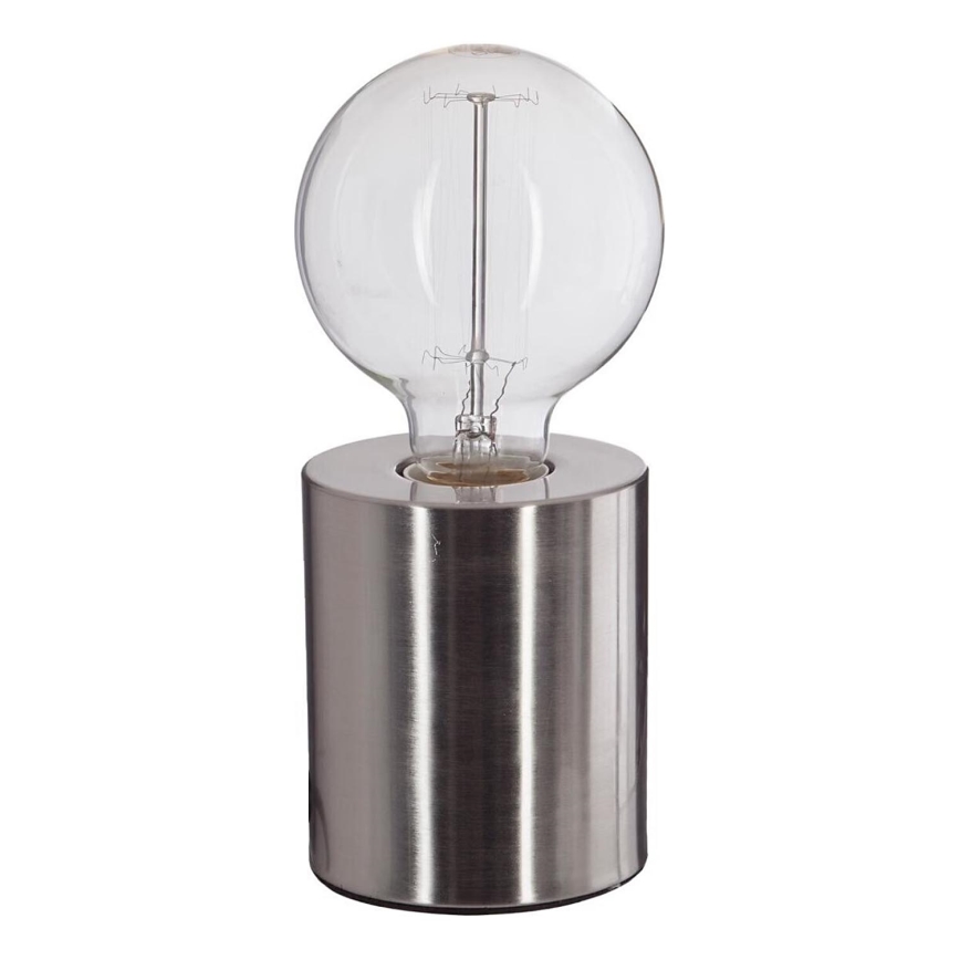 Atmosphera - Eπιτραπέζιο φωτιστικό SABA 1xE27/40W/230V ασημί
