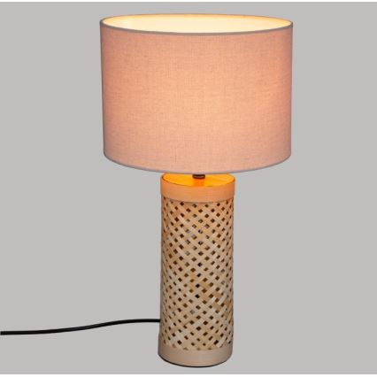 Atmosphera - Eπιτραπέζιο φωτιστικό SALMA 1xE27/40W/230V μπαμπού