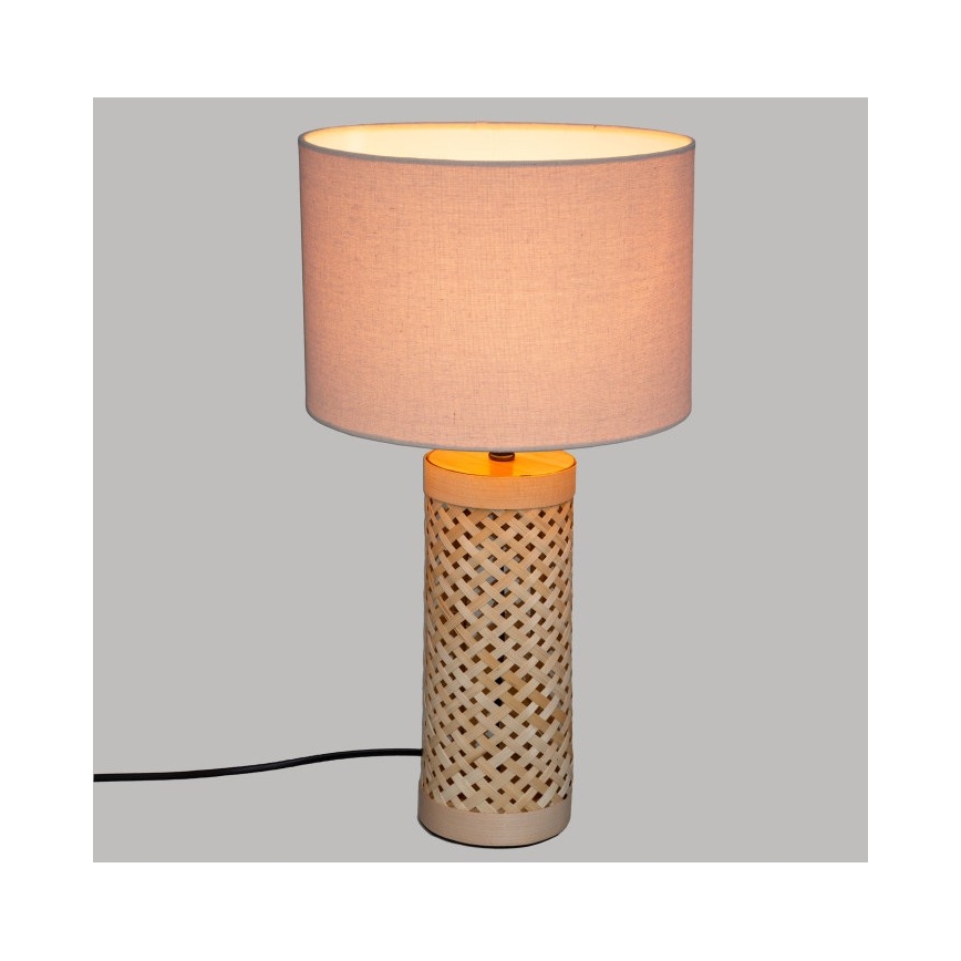 Atmosphera - Eπιτραπέζιο φωτιστικό SALMA 1xE27/40W/230V μπαμπού