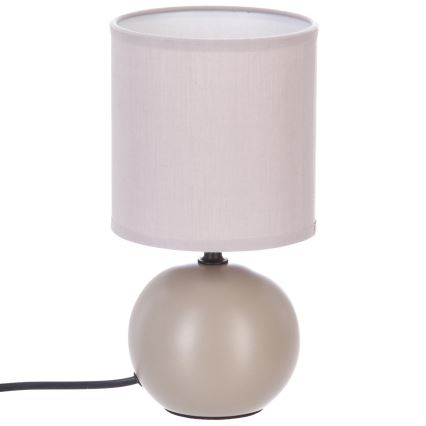 Atmosphera - Eπιτραπέζιο φωτιστικό TIMÉO 1xE14/60W/230V taupe/κρεμ