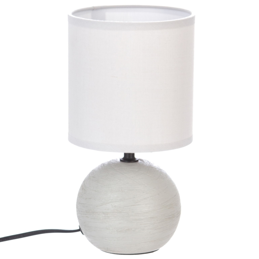Atmosphera - Eπιτραπέζιο φωτιστικό TIMÉO 1xE14/60W/230V γκρι/λευκό