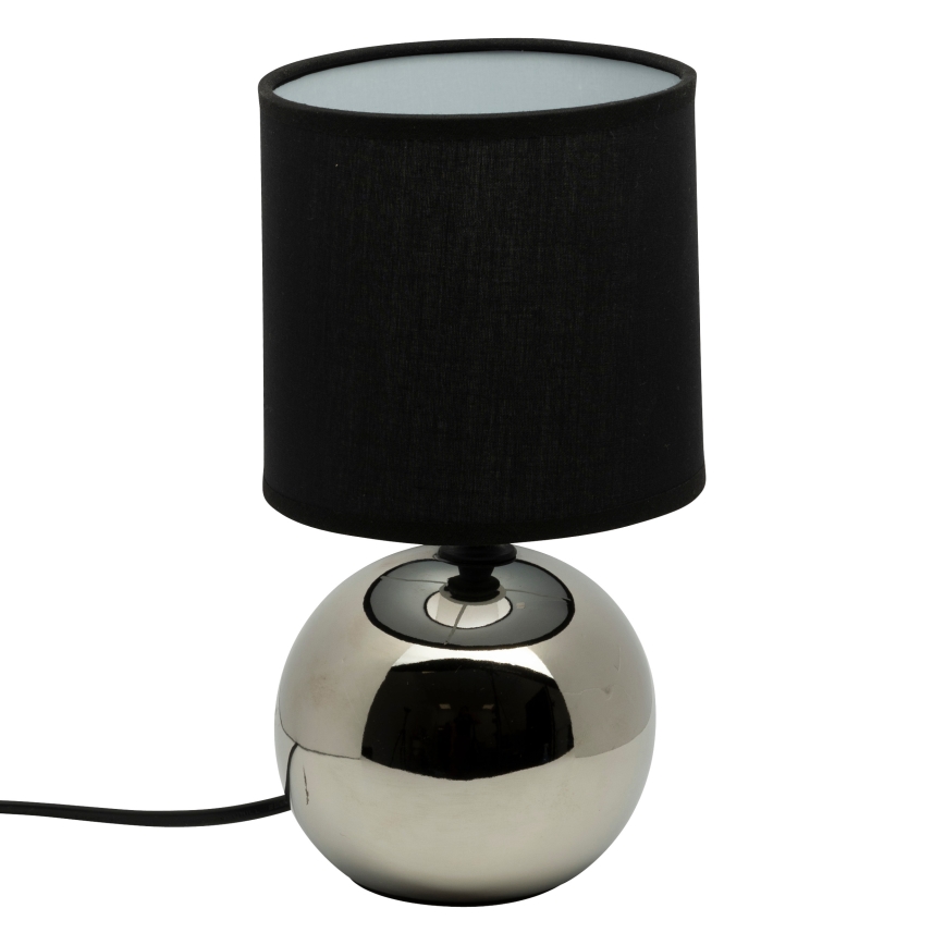 Atmosphera - Eπιτραπέζιο φωτιστικό TIMÉO 1xE14/60W/230V γυαλιστερό χρώμιο/μαύρο