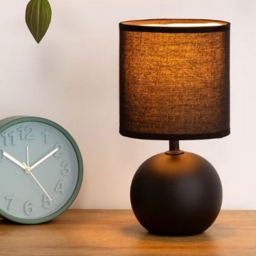 Atmosphera - Eπιτραπέζιο φωτιστικό TIMÉO 1xE14/60W/230V ματ μαύρο
