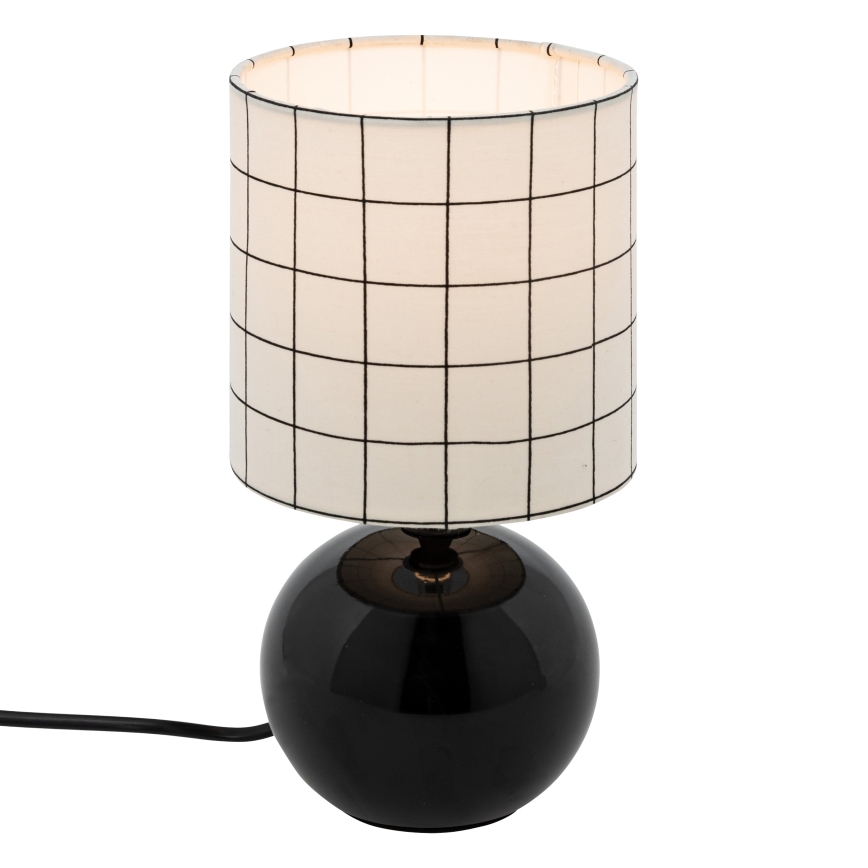 Atmosphera - Eπιτραπέζιο φωτιστικό TIMÉO 1xE14/60W/230V μαύρο/λευκό
