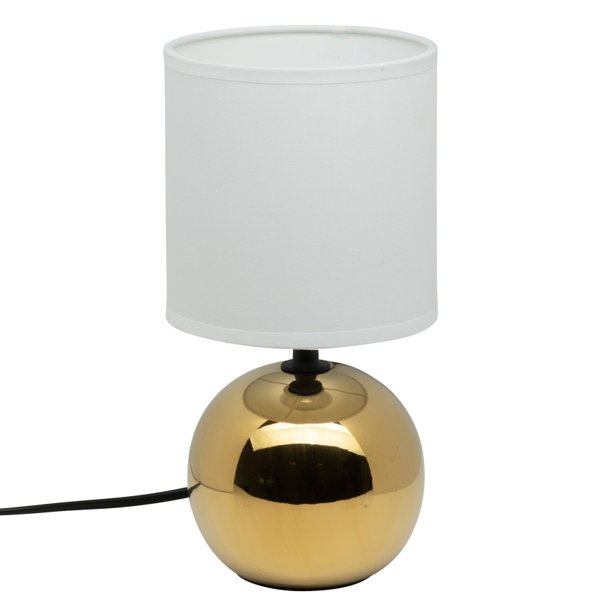 Atmosphera - Eπιτραπέζιο φωτιστικό TIMÉO 1xE14/60W/230V χρυσό/λευκό