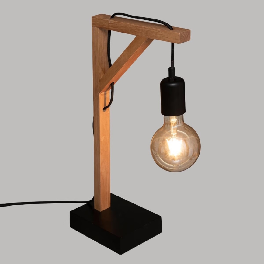Atmosphera - Eπιτραπέζιο φωτιστικό WILD 1xE27/25W/230V πεύκο