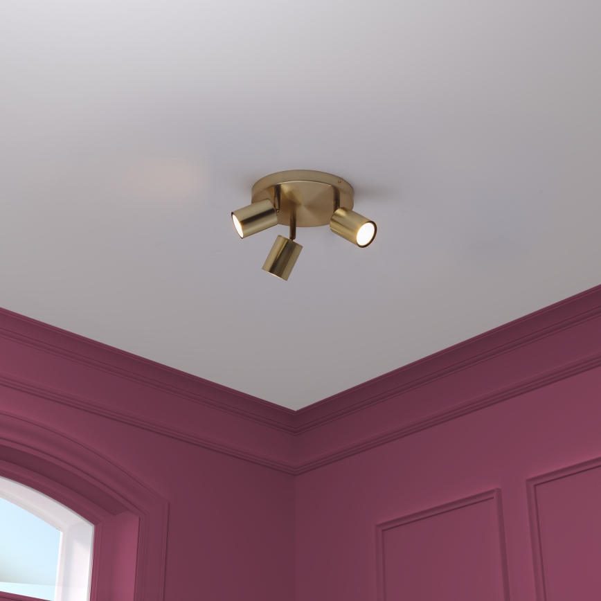 Atmosphera - Φωτιστικό σποτ VICO 3xGU10/25W/230V χρυσό