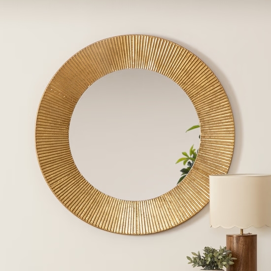 Atmosphera - Καθρέφτης τοίχου MILDA διάμετρος 90 cm