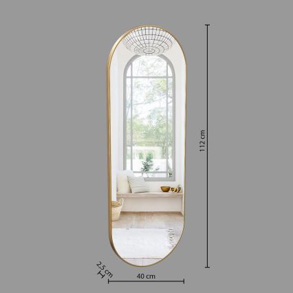 Atmosphera - Καθρέφτης τοίχου SELENA 112x40 cm χρυσό