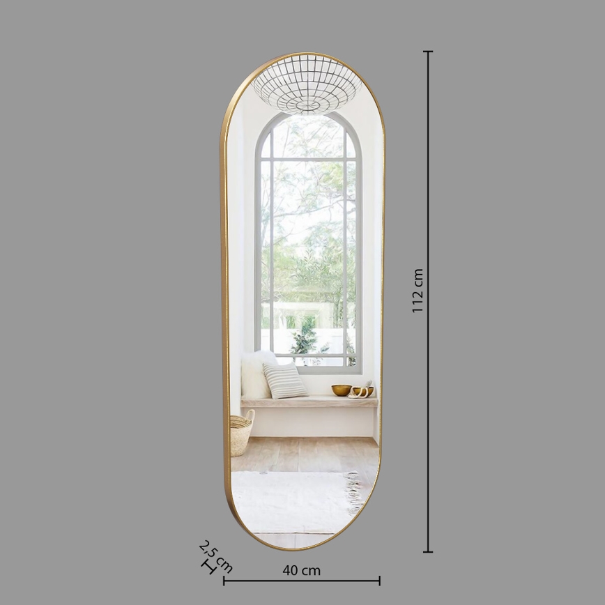 Atmosphera - Καθρέφτης τοίχου SELENA 112x40 cm χρυσό