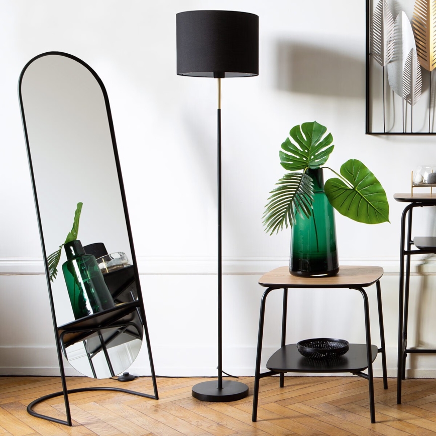 Atmosphera - Καθρέφτης δαπέδου JEF 136x39,5 εκ. μαύρος