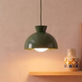 Atmosphera - Κρεμαστό φωτιστικό με καλώδιο LITO 1xG9/4W/230V χακί