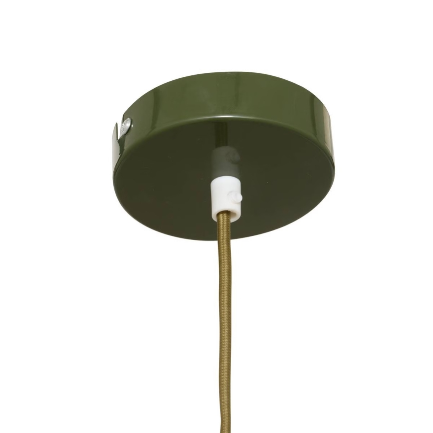 Atmosphera - Κρεμαστό φωτιστικό με καλώδιο LITO 1xG9/4W/230V χακί
