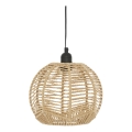Atmosphera - Κρεμαστό φωτιστικό οροφής CAREN 1xE27/40W/230V γιούτα