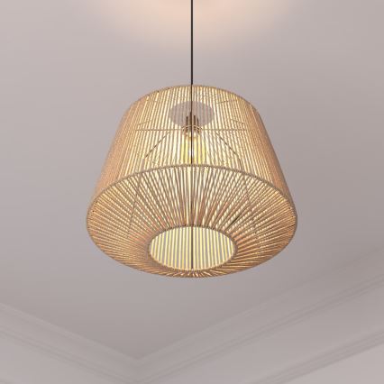 Atmosphera - Κρεμαστό φωτιστικό οροφής JILY 1xE27/40W/230V γιούτα