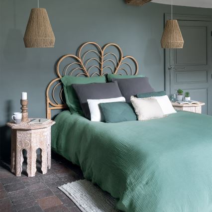 Atmosphera - Κρεμαστό φωτιστικό οροφής PALM 1xE27/40W/230V γιούτα