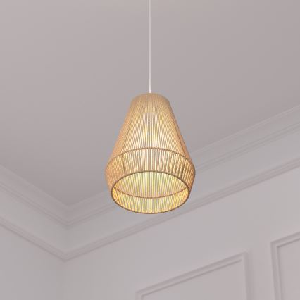 Atmosphera - Κρεμαστό φωτιστικό οροφής PALM 1xE27/40W/230V γιούτα