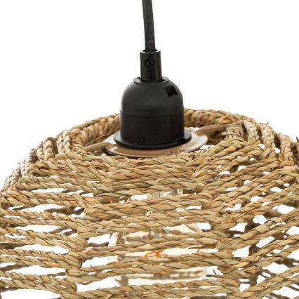 Atmosphera - Κρεμαστό φωτιστικό οροφής RANA 2xE27/40W/230V rattan