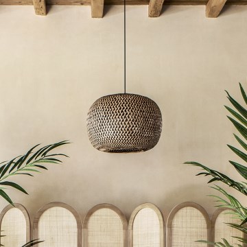 Atmosphera - Κρεμαστό φωτιστικό οροφής SINAI 1xE27/40W/230V μπαμπού