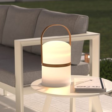 Atmosphera - LED Dimming επαναφορτιζόμενο Εξωτερικού χώρου Επιτραπέζιο φωτιστικό KIARA LED/3,7V 36 cm 4000 mAh IP44