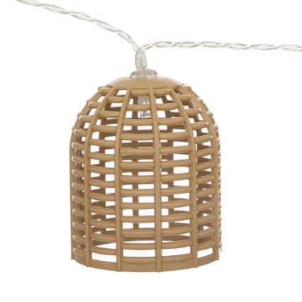 Atmosphera - Ηλιακή διακοσμητική αλυσίδα LED AIA 10xLED 3,35μ IP44 ζεστό λευκό 1500 mAh