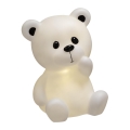 Atmosphera - LED Παιδικό νυχτερινό φωτιστικό TEDDY LED/3xAA λευκό