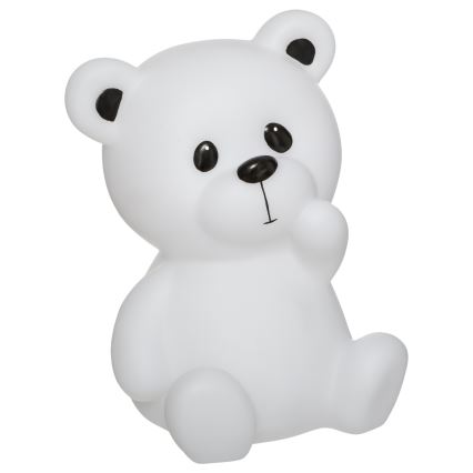 Atmosphera - LED Παιδικό νυχτερινό φωτιστικό TEDDY LED/3xAA λευκό