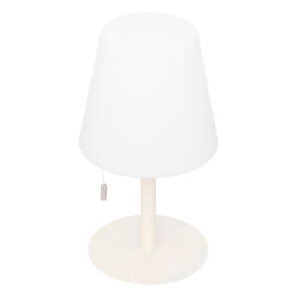 Atmosphera - LED RGBW Επαναφορτιζόμενο Εξωτερικού χώρου Επιτραπέζιο φωτιστικό ZACK LED/3,7V 1200 mAh IP44 μπεζ