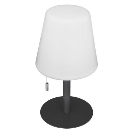 Atmosphera - LED RGBW Επαναφορτιζόμενο Εξωτερικού χώρου Επιτραπέζιο φωτιστικό ZACK LED/3,7V 1200 mAh IP44 μαύρο