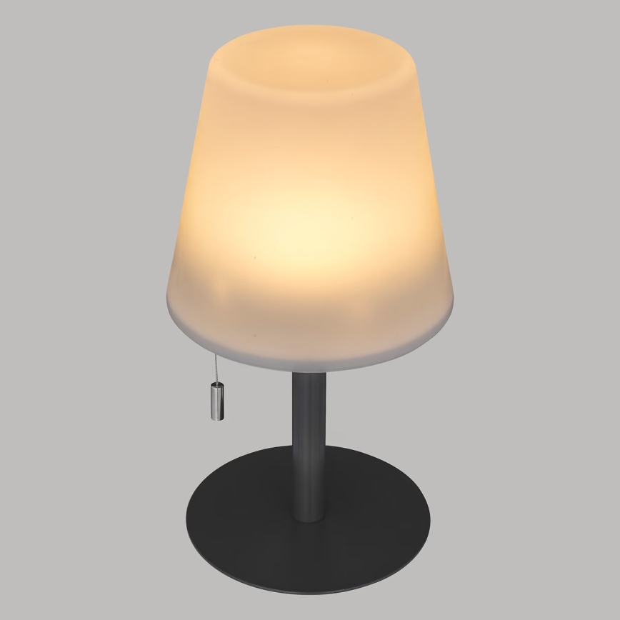 Atmosphera - LED RGBW Επαναφορτιζόμενο Εξωτερικού χώρου Επιτραπέζιο φωτιστικό ZACK LED/3,7V 1200 mAh IP44 μαύρο