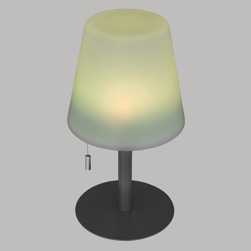 Atmosphera - LED RGBW Επαναφορτιζόμενο Εξωτερικού χώρου Επιτραπέζιο φωτιστικό ZACK LED/3,7V 1200 mAh IP44 μαύρο