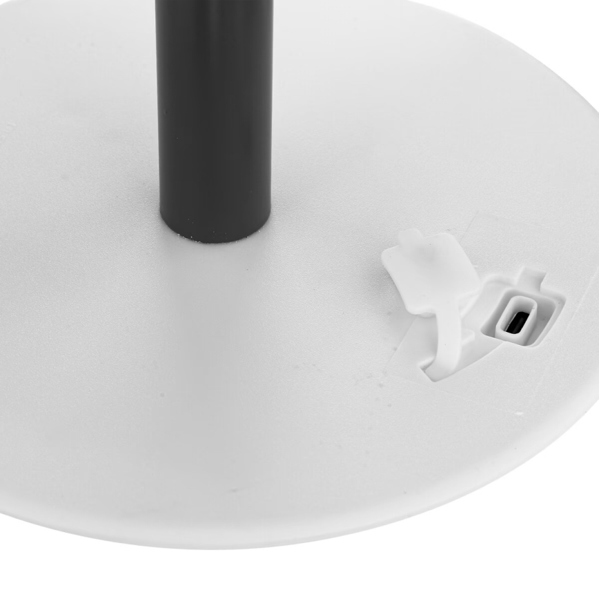 Atmosphera - LED RGBW Επαναφορτιζόμενο Εξωτερικού χώρου Επιτραπέζιο φωτιστικό ZACK LED/3,7V 1200 mAh IP44 μαύρο