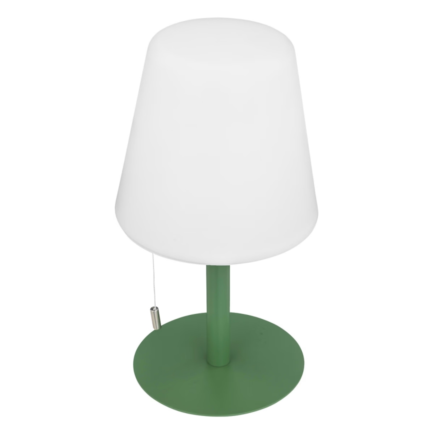 Atmosphera - LED RGBW Επαναφορτιζόμενο Εξωτερικού χώρου Επιτραπέζιο φωτιστικό ZACK LED/3,7V 1200 mAh IP44 πράσινο
