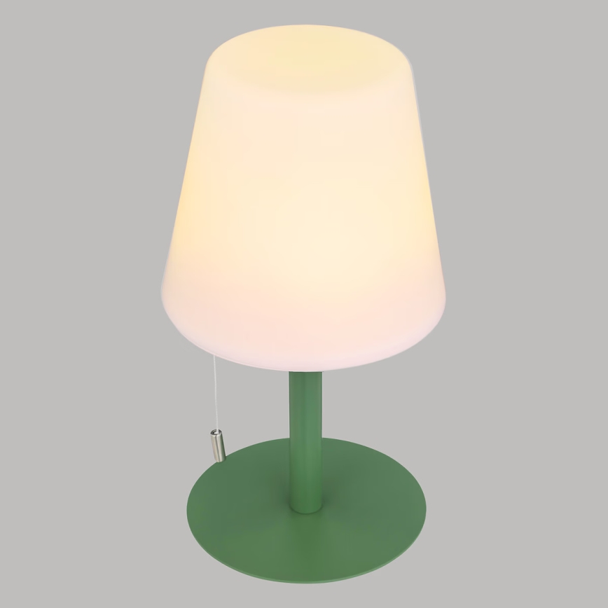Atmosphera - LED RGBW Επαναφορτιζόμενο Εξωτερικού χώρου Επιτραπέζιο φωτιστικό ZACK LED/3,7V 1200 mAh IP44 πράσινο