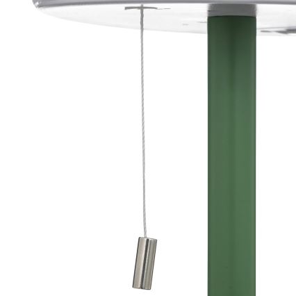 Atmosphera - LED RGBW Επαναφορτιζόμενο Εξωτερικού χώρου Επιτραπέζιο φωτιστικό ZACK LED/3,7V 1200 mAh IP44 πράσινο