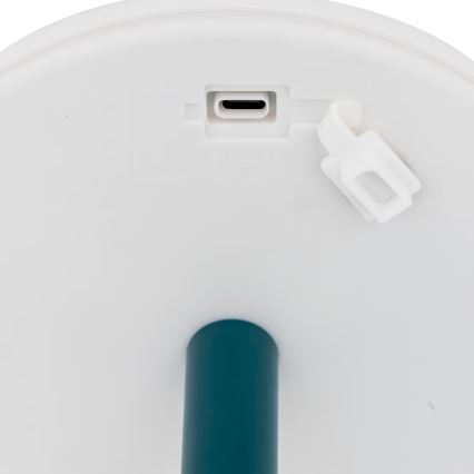 Atmosphera - LED RGBW Επαναφορτιζόμενο Εξωτερικού χώρου Επιτραπέζιο φωτιστικό ZACK LED/3,7V 1200 mAh IP44 τιρκουάζ