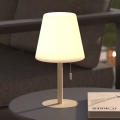 Atmosphera - LED RGBW Επαναφορτιζόμενο Εξωτερικού χώρου Επιτραπέζιο φωτιστικό ZACK LED/3,7V 1200 mAh IP44 μπεζ