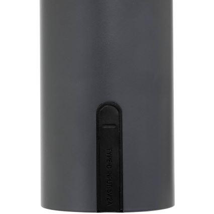 Atmosphera - LED Επαναφορτιζόμενο Εξωτερικού χώρου αφής Επιτραπέζιο φωτιστικό JANY LED/3,7V 22 cm 2200 mAh IP44 μαύρο