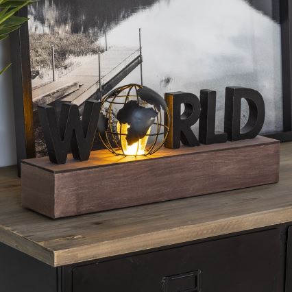 Atmosphera - LED Διακοσμητικό WORLD LED/2xAAA