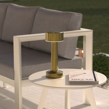 Atmosphera - LED Επαναφορτιζόμενο Εξωτερικού χώρου αφής Επιτραπέζιο φωτιστικό HALTO LED/5V 1800 mAh IP44