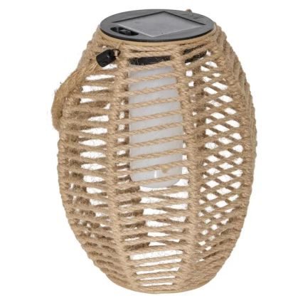 Atmosphera - Ηλιακό φανάρι LED GINA LED/1,2V 800 mAh IP44 γιούτα
