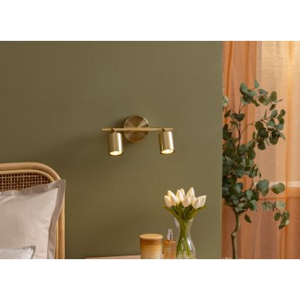 Atmosphera - Σποτ οροφής VICO 2xGU10/25W/230V χρυσό